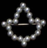 AKA 20 Pearls Lapel Pin