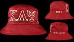 Kappa Alpha Psi (Crimson & Cream) Mesh Bucket Hat