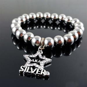Silver Star Stretch Bracelet