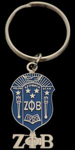 Zeta Shield Key Chain
