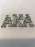 AKA Vintage Pearl/Crystal Pin