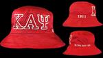 Kappa Alpha Psi (Red & White) Mesh Bucket Hat