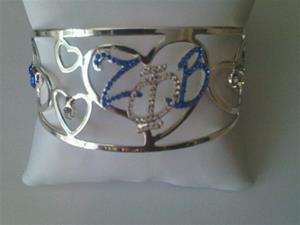 Zeta Phi Beta Crystal Cuff Bracelet